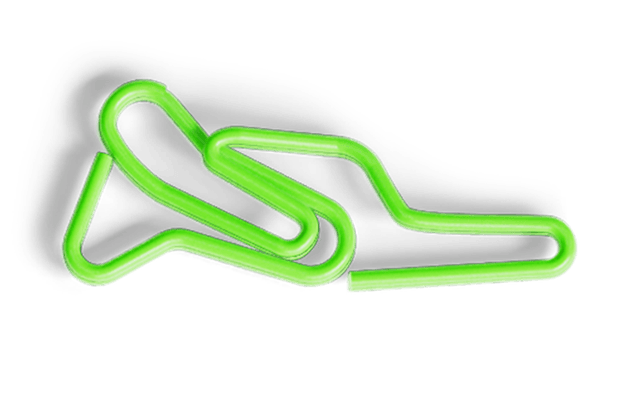 A paperclip figure lying down